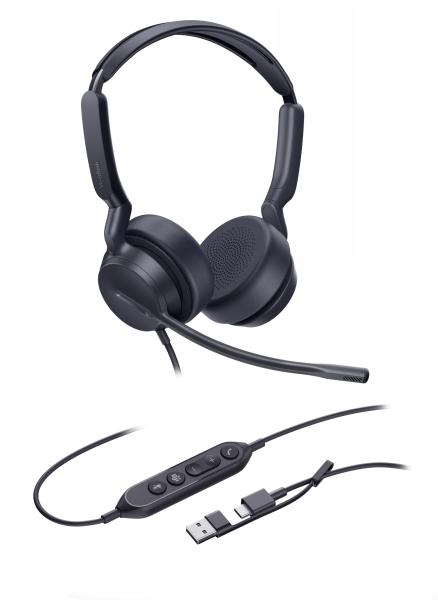 Yealink UH42 Dual Teams USB-C A, drôtová náhlavná 