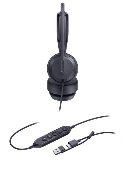 Yealink UH42 Dual UC USB-C A, drôtová náhlavná 