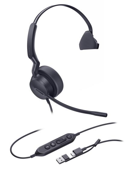 Yealink UH42 Mono Teams USB-C A, drôtová náhlavná 