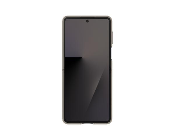 Samsung Ochranný kryt z vegánskej kože Flip7 Taupe 