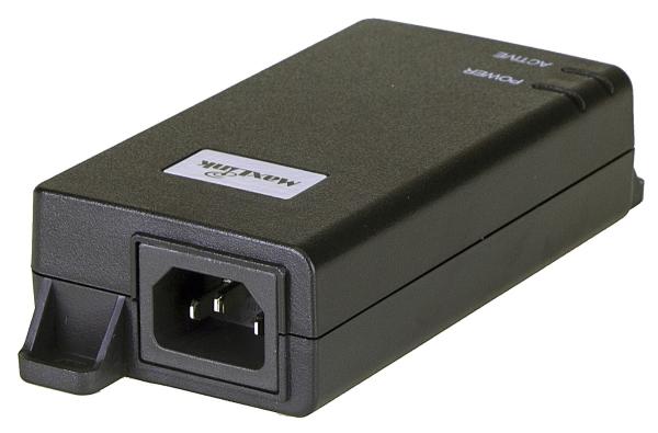 MaxLink MAXPI60-10G PoE injektor - 802.3af at, 52V, 580mA, 60W, 10Gbit 