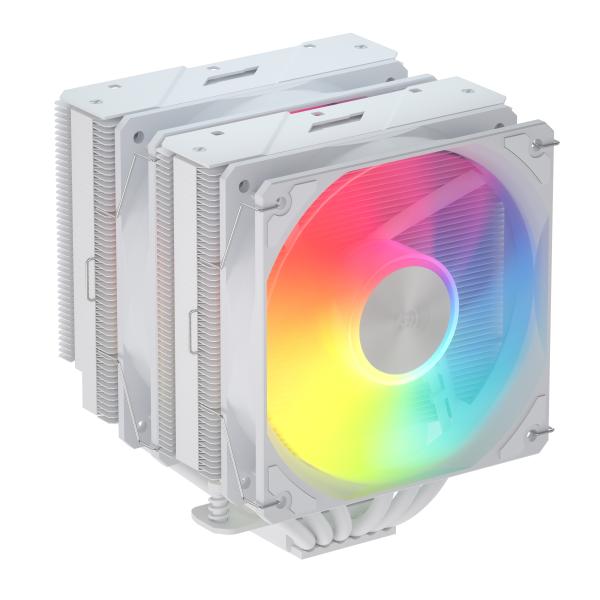 FSP Chladič CPU MP7-WA Dual, 120mm FDB Fan, White 