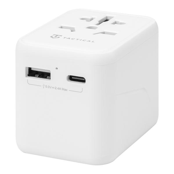 Tactical PTP Travel Adapter White 