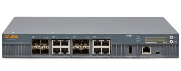 Aruba 7010 (RW) 16p 150W PoE+ 10/ 100/ 1000BASE-T 1G BASE-X SFP 32 AP and 2K Clients Controller