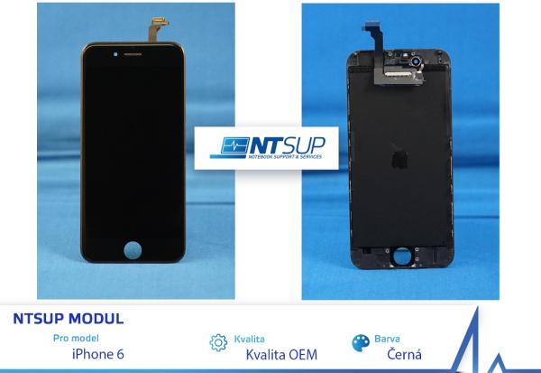 NTSUP LCD modul iPhone 6 černý kvalita B