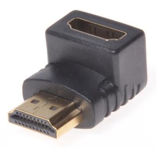 PremiumCord Adapter HDMI M/ F zahnutý do pravého úhlu