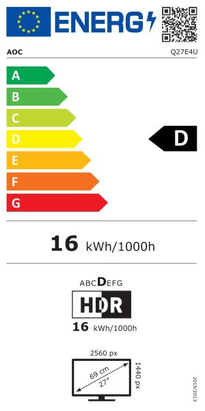 27" LED AOC Q27E4U 