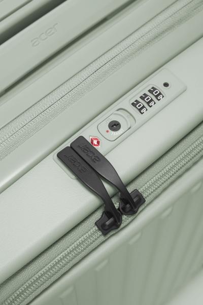 Acer cestovný kufor Barcelona, svetlo zelený, TSA 