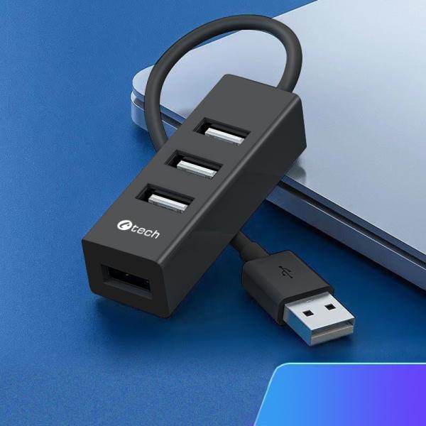 HUB USB C-tech UHB-U2, 4x USB 2.0 