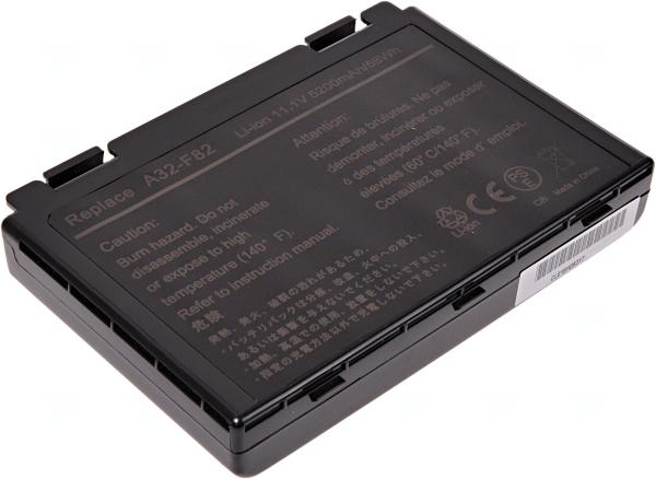 Batéria T6 Power Asus K40, K41, K50, K51, K60, K61, K70, F52, F82, X5D, X70, 5200mAh, 58Wh, 6cell