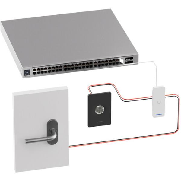 Ubiquiti Push-to-exit button designed for UniFi Access Hubs 