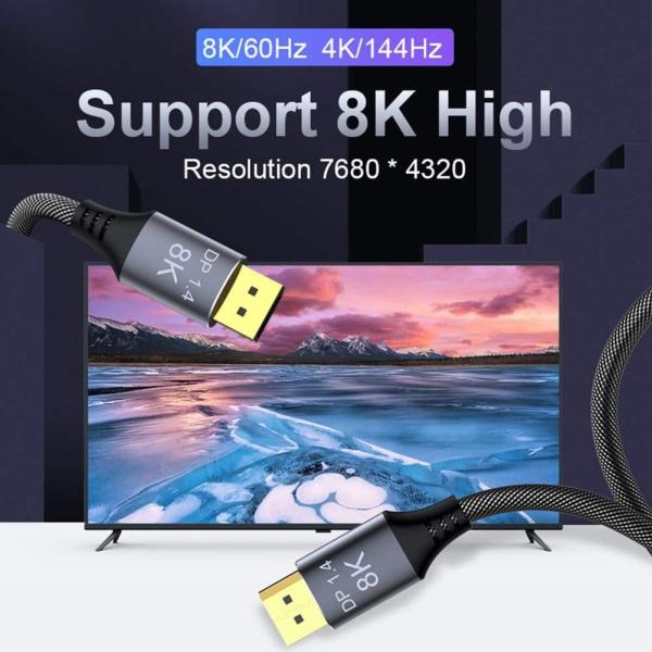 PremiumCord 8K DP1.4 0, 5m 
