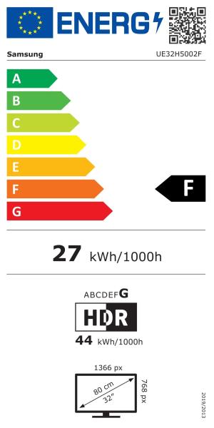 Samsung 32" LED UE32H5002F 