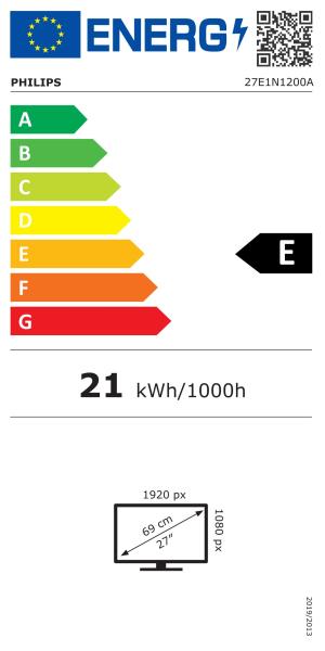 Philips/ 27E1N1200A/ 27"/ IPS/ FHD/ 120Hz/ 4ms/ Čierna/ 3R 