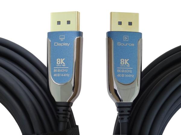 PremiumCord 8K DP 1.4 optický 20m 