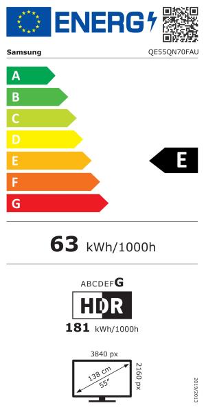 Samsung 55" NEO QLED QE55QN70F 