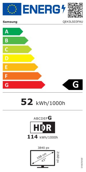 Samsung 43" QLED QE43LS03F: 4K UHD, DVB-T2 C S 