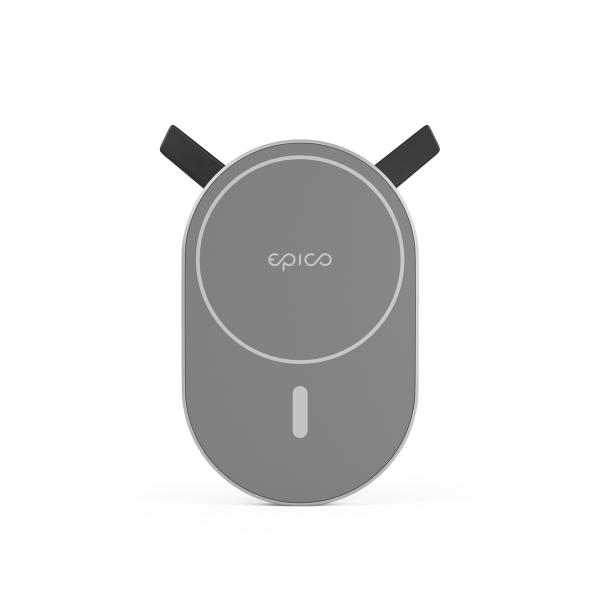 Epico Ellipse Wireless Car Charger 15 W (MagSafe compatible) - Space Gray 