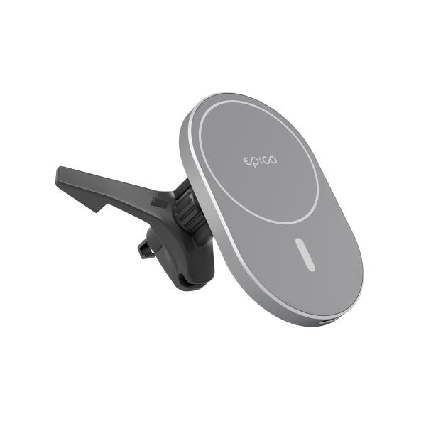 Epico Ellipse Wireless Car Charger 15 W (MagSafe compatible) - Space Gray 