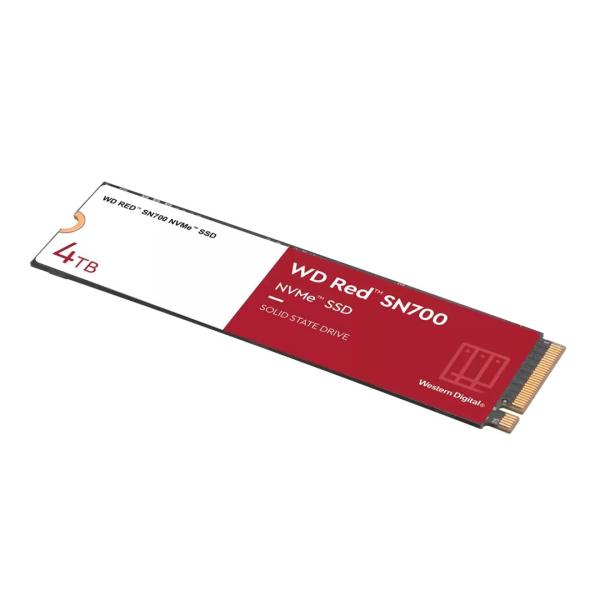 QNAP WD, SSD, Red SN700, PCIe NVMe Gen3, M.2 2280, 4TB, WDS400T1R0C 