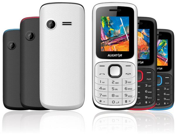 ALIGATOR D210 Dual sim bielo-čierny 