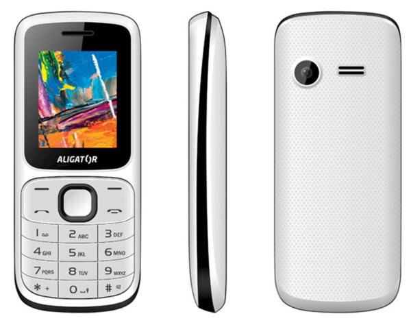 ALIGATOR D210 Dual sim bielo-čierny 