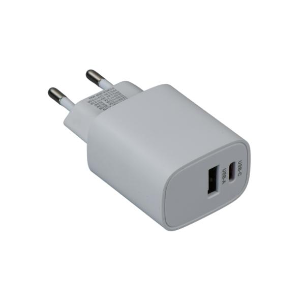 iGET PA20 - napájací adaptér USB-A (10 W) a USB-C (20 W), univerzálny a pre tablety iGET 