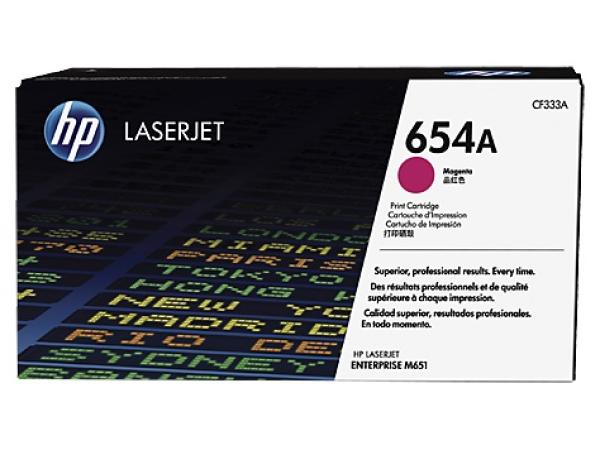 CF333A purpurová tonerová kazeta HP 654A LaserJet