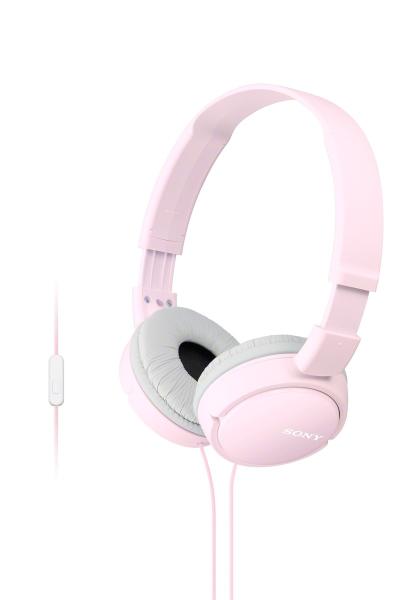 SONY sluchátka MDR-ZX110AP handsfree, růžové