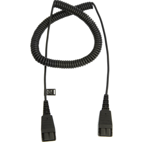 Jabra Extension cord, QD-QD, 0, 5-2m, coiled