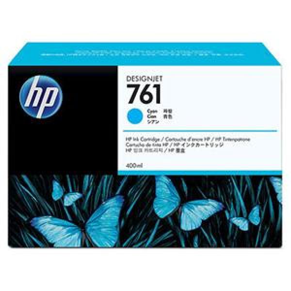 HP 761 Cyan DJ Ink Cart,  400 ml,  CM994A