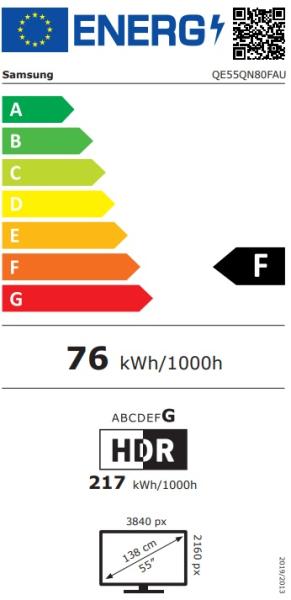 Samsung 55" NEO QLED QE55QN80F 