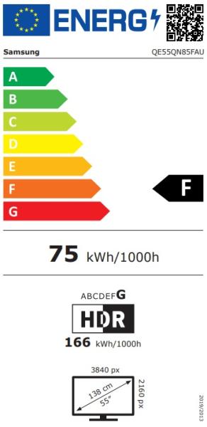 Samsung QE55QN85F 55" 4K UHD Strieborná 