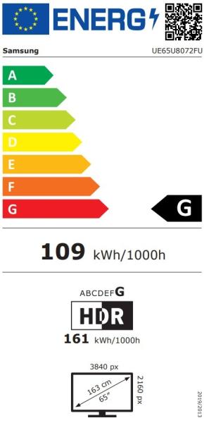 Samsung 65" LED UE65U8072 
