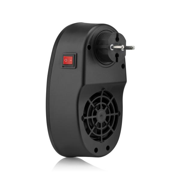 Salente HotHeat, teplovzdušný mini ventilátor, 500 W, čierny 