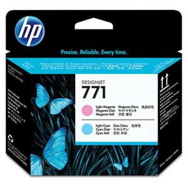 HP 771 Light Magenta + Light Cyan DJ Printhead,  CE019A