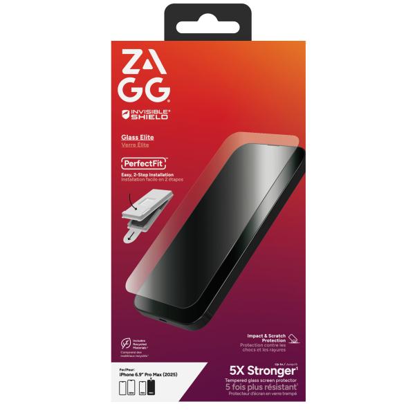 ZAGG Ochranné sklo Elite pre Apple iPhone 17 Pro Max 