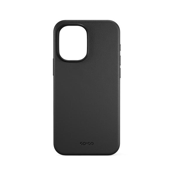 Epico Leather Mag+ Case iPhone 17 - čierna 