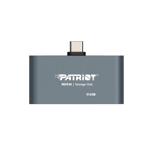 512GB Patriot HUB + úložisko MD300 USB-C+ HDMI 