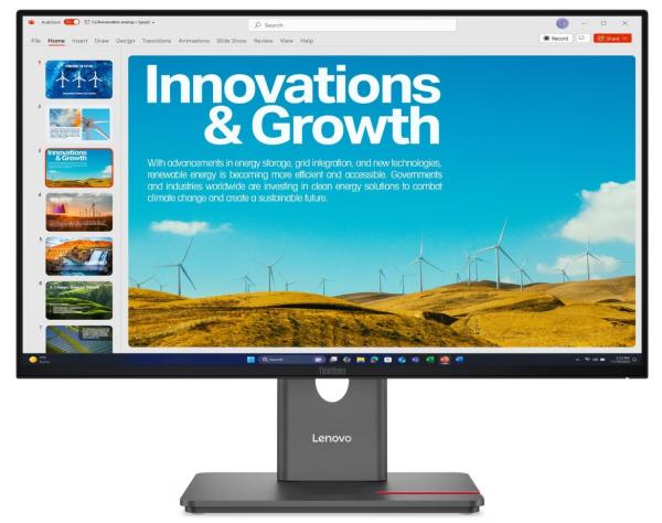 Lenovo ThinkVision/ P24QD-40/ 23, 8"/ IPS/ QHD/ 120Hz/ 4ms/ Čierna/ 3R 