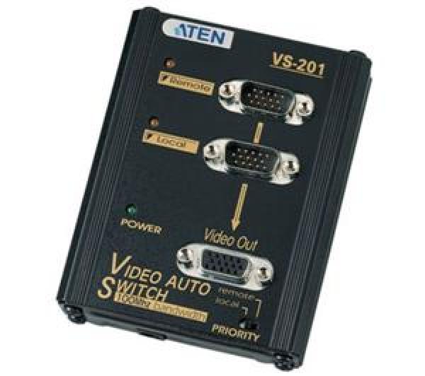 Elektronický prepínač ATEN VGA 2:1 s prioritou