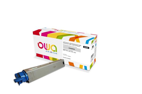 OWA Armor toner pre OKI C3300,  C3400,  C3450,  C3600,  2500 strán,  43459332,  čierna/ čierna