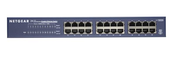 NETGEAR 24-port 10/ 100/ 1000Mbps Gigibit Ethernet, Unmanaged, JGS524