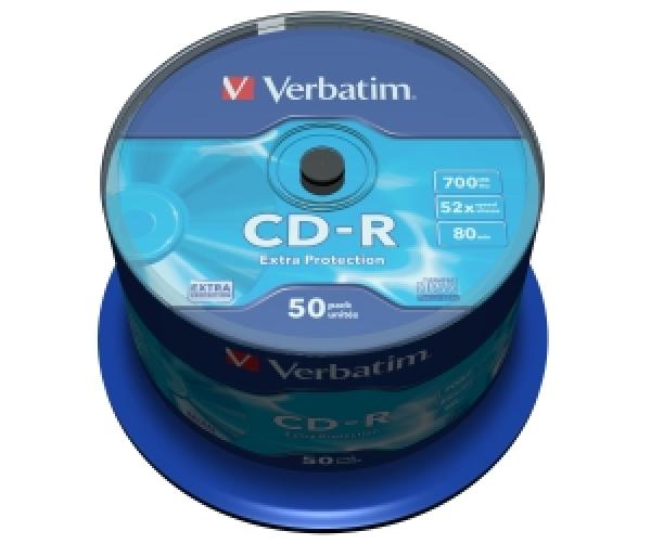 VERBATIM CD-R(50-Pack)Spindl/ 52x/ 700MB