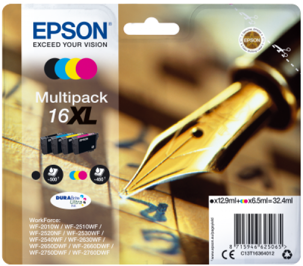 Epson 16XL Series &quot;Pen and Crossword&quot; multipack