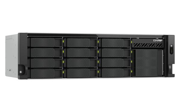 QNAP TS-h1655XeU-RP-8G (8core 2, 8GHz, 8GB RAM, 12x SATA + 4x E1.S/ M.2, 2x PCIe, 2x 2, 5GbE, 1x 10GbE) 