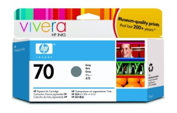HP No 70 Ink Cart/130 ml Grey with viver