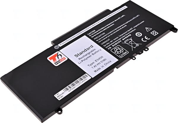 Batéria T6 Power Dell Latitude E5450, E5550, E5250, 3150, 3160, 6900mAh, 51Wh, 4cell, Li-pol