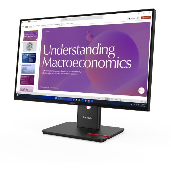 Lenovo ThinkVision/ T24D-40/ 23, 8"/ IPS/ FHD/ 120Hz/ 4ms/ Čierna/ 3R 