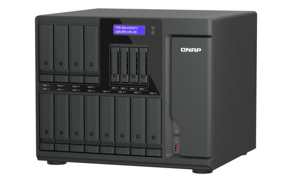 QNAP TVS-AIh1688ATX-U7-32G (Ultra 7, ZFS, 32GB DDR5 ECC RAM, 12x 3, 5" + 4x 2, 5", 2x 2, 5GbE, 2x 10GbE) 